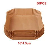 Büyük Boy Air Fryer Fritöz Pişirme Kağıdı 50 Adet thumbnail 5