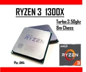 AMD Ryzen™3 1300x 3.50 GHz 8mb Cache 65W 14nm AM4 Tray Masaüstü Bilgisayar İşlemci - 1
