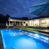 Slim Flat Sıva üstü Led Havuz Aydınlatma Ampülü lamba Kırmızı A-1205 PAR-56 30W 12V IP68 - 9