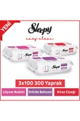 Easy Clean 3 lü Yüzey Temizlik Havlusu Seti – Kiraz Çiçeği, Orkide Bahçesi, Lilyum Buketi - 1
