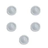 Parti Davet Piknik Doğum Günü Sert Plastik Mika Tabak - Beyaz - 18 Cm. - 6'lı 5 Paket thumbnail 1