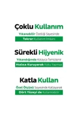 Easy Clean Arap Sabunu Katkılı Yüzey Temizlik Havlusu 100'lü 3x100 Yaprak" - 4