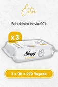 Extra Islak Bebek Havlusu 90 X 3 Adet (270 YAPRAK) - 1