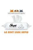 Petcare Evcil Hayvan Islak Havlusu 60 Yaprak 3 Paket Kedi Köpek Pati Sevimli Dostlar - 7