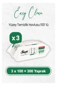 SleepyEasy Clean Yüzey Temizlik Havlusu 300'LÜ - 1