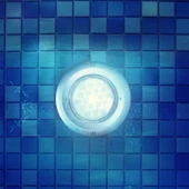 Slim Flat Sıva üstü Led Havuz Aydınlatma Ampülü lamba Sarı A-1205 PAR-56 30W 12V IP68 - 2