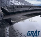 GRAT - OPEL ZAFIRA C TOURER 2011 PEUGEOT 3008 5008 2004-09 ÖN MUZ SİLECEK TAKIMI - 650+700mm - 4