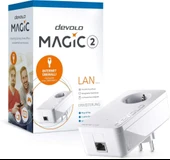 Devolo Magic 2 LAN (1-1-1) I Ek WiFi Güçlendirici Adaptör I Powerline: 2.400 Mbps I 2x gigabit LAN bağlantı noktası I WiFi Menzil Genişletici I Access Point I Tak Çalıştır - 4