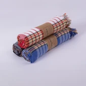 Homedius %100 Pamuk Hamam Peştemali - 80x160 cm Siyah 80x160 - 10