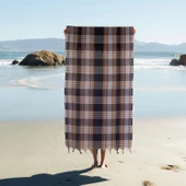 Homedius %100 Pamuk Hamam Peştemali - 80x160 cm  Mavi 80x160 - 12