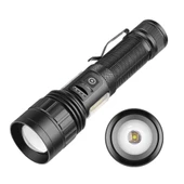 PeakStar Ps-6153 10000 Lümen Zoomlu Mıknatıslı TG Cob Led Powerbank Özellikli Profesyonel El Feneri - 1