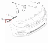 Ön Tampon Dış Braketi Sağ Taraf Fiat Tipo Tipo Cross 51984512 thumbnail 4