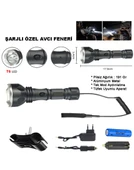 Orjinal 600 Lümen Tx6 Şarjlı Özel Avcı Feneri Watton Wt-253 - 3
