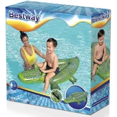 Bestway Şişme Timsah Tutunmalı Deniz Yatağı Plaj Aksesuar Oyuncak thumbnail 1