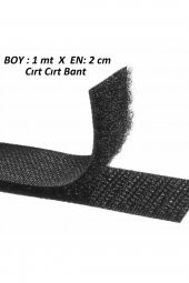 1 Metre Cırt Cırtlı Bant - Kaliteli Cırt Bant - Cırt Cırt Band -çift Taraflı Cırt En 2cm X Boy 1mt - 1