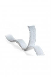 Beyaz Cırt Cırtlı Bant 5 Metre 2 Çift Taraflı Amerikan Fermuarı 2 Cm Genişlik Cırt Bant - 1