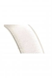 Beyaz Cırt Cırtlı Bant 5 Metre 2 Çift Taraflı Amerikan Fermuarı 2 Cm Genişlik Cırt Bant - 4