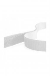 Beyaz Cırt Cırtlı Bant 5 Metre 2 Çift Taraflı Amerikan Fermuarı 2 Cm Genişlik Cırt Bant - 6