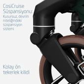 Maxi-Cosi Fame Led Işıklı Entegre Telefon Şarj Üniteli Premium Bebek Arabası Twillic Green - 8