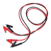 12A Krokodil Krokodil Kablo Çifti 1 Metre  Yüksek Akım Probu Multimetre Güç Kaynağı Test Ölçme Kablosu Atlama Tel Araba Akü Laboratuar thumbnail 5