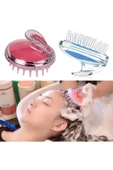 ARVALE Silikon Saç Masaj Fırçası | Tutma Saplı Silikon Tarak thumbnail 4