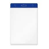 MAPİ PVC KART POŞETLERİ (KARE) MAVİ ŞERİTLİ 10 LU BLİSTERLI - 2