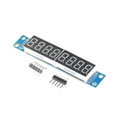 MAX7219 8 Bit Hane Kırmızı 7 Segment Ekran  0.36 İnch Saat Seri Haberleşme Dijital Gösterge Display Alarm 8 Dijit Alfanümerik Rakam Zaman Sıra Miktar Panel Metre Endüstriyel Medikal Cihaz thumbnail 7