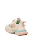 Pepino Beyaz Cırtlı Hafif Hava Alabilen Kız Çocuk Spor Ayakkabı - 4