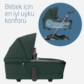 Maxi-Cosi Fame Yatış Pozisyonu Ayarlanabilir Ekstra Geniş 0-9 kg Portbebe Twillic Green - 3