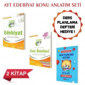 AYT Edebiyat Konu Anlatım Seti 2 Kitap Palme Yayınları - 1