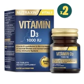 Nutraxin Vitamin D3 1000 IU 120 Tablet 2 Adet - 1