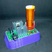 Byr3D Banggood Diy Mini Tesla Bobini Modülü Standı T3224935 Sadece Plastik Aparattır - 2