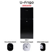 U-Frigo 136 Lt 12-24v Marin/karavan Kompresörlü Buzdolabı Temperli Cam Kapak Limited Edition Siyah - 1