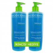 Bioderma Sebium Foaming Gel Temizleme Jeli 500 ml 2li - 1