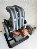 Byr3D Mazda Rx7 Wankel Rotary Motor 13B-Rew İçin Ekran Standı By Ericthepoolboy T4061827 Sadece Plastik Aparattır - 3