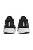 Puma Flyer Runner Jr 192928 01 Unisex Yürüyüş ve Koşu Ayakkabısı Siyah Beyaz 35,5-39 - 2