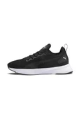 Puma Flyer Runner Jr 192928 01 Unisex Yürüyüş ve Koşu Ayakkabısı Siyah Beyaz 35,5-39 - 1