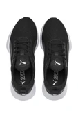 Puma Flyer Runner Jr 192928 01 Unisex Yürüyüş ve Koşu Ayakkabısı Siyah Beyaz 35,5-39 - 5