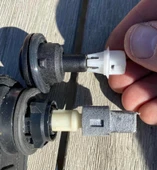 Byr3D Depo Far Için Audi B3 Avrupa Far Huzmesi Kontrol Motoru Klipsi T4758131 Sadece Plastik Aparattır - 2