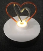 Byr3D Dönen Kalp Dekorasyonu T4545565 Sadece Plastik Aparattır thumbnail 2