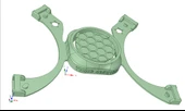 Byr3D 3M 6200 Yarım Maskeye Lastik Sıkıştırma T4252159 Sadece Plastik Aparattır - 2
