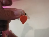 Byr3D Kalp Küpe T4411291 Sadece Plastik Aparattır - 2