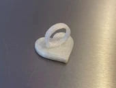 Byr3D Çocuk Kalpli Yüzük T5864605 Sadece Plastik Aparattır - 2