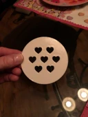 Byr3D Kalp Bardak Altlığı T4162991 Sadece Plastik Aparattır - 1