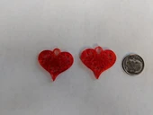 Byr3D Küpe Kalp T2154652 Sadece Plastik Aparattır - 1