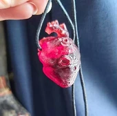 Byr3D Sevgililer Günü Kalp Kolye T5240210 Sadece Plastik Aparattır - 3