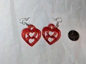 Byr3D Kalp Küpe T2331436 Sadece Plastik Aparattır - 3