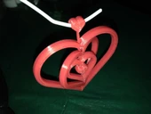 Byr3D Sevgililer Günü, Kalp Şeklinde Kolye T279478 Sadece Plastik Aparattır - 2