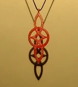 Byr3D Celtic Aşk Sembolü Kolye T2698496 Sadece Plastik Aparattır - 1