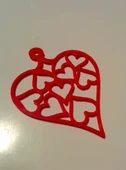 Byr3D Kalp Şeklinde Kolye Mk 2 T371782 Sadece Plastik Aparattır - 3
